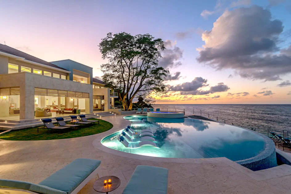 Image showcasing Property Details - Majestic Oceanfront Villa with Infinity Pool & Hot ...