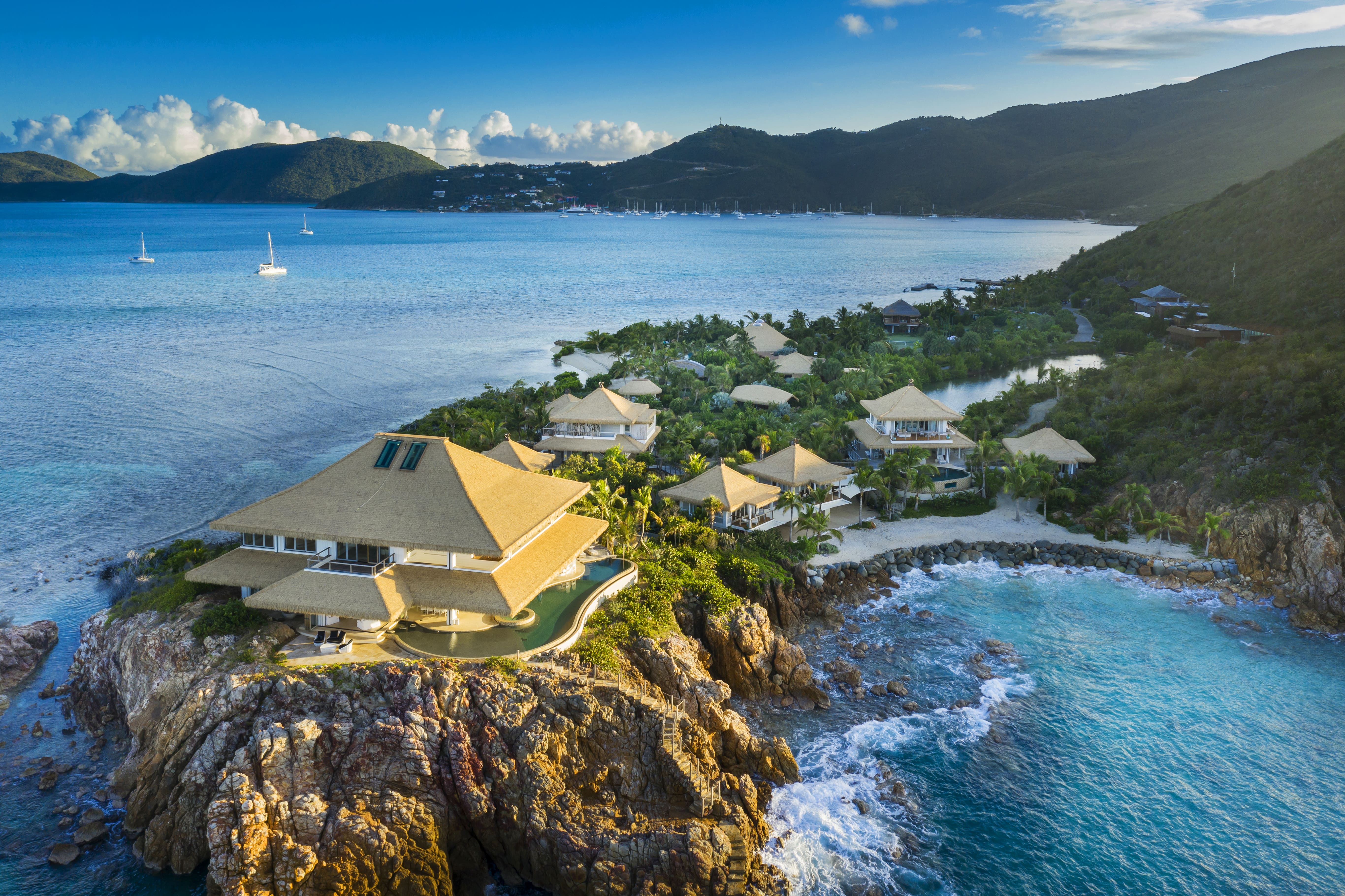 Richard Branson Island House Bathroom