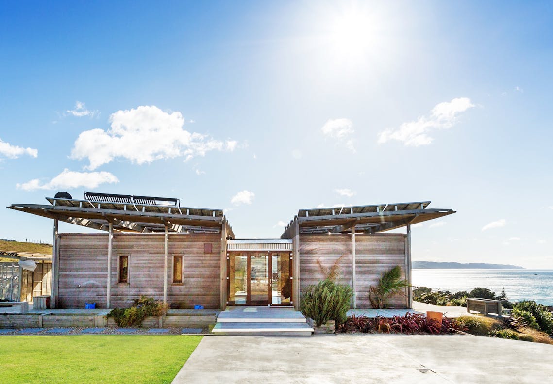 North Island, Hawke's Bay Award Winning Eco Beach House Stay One Degree